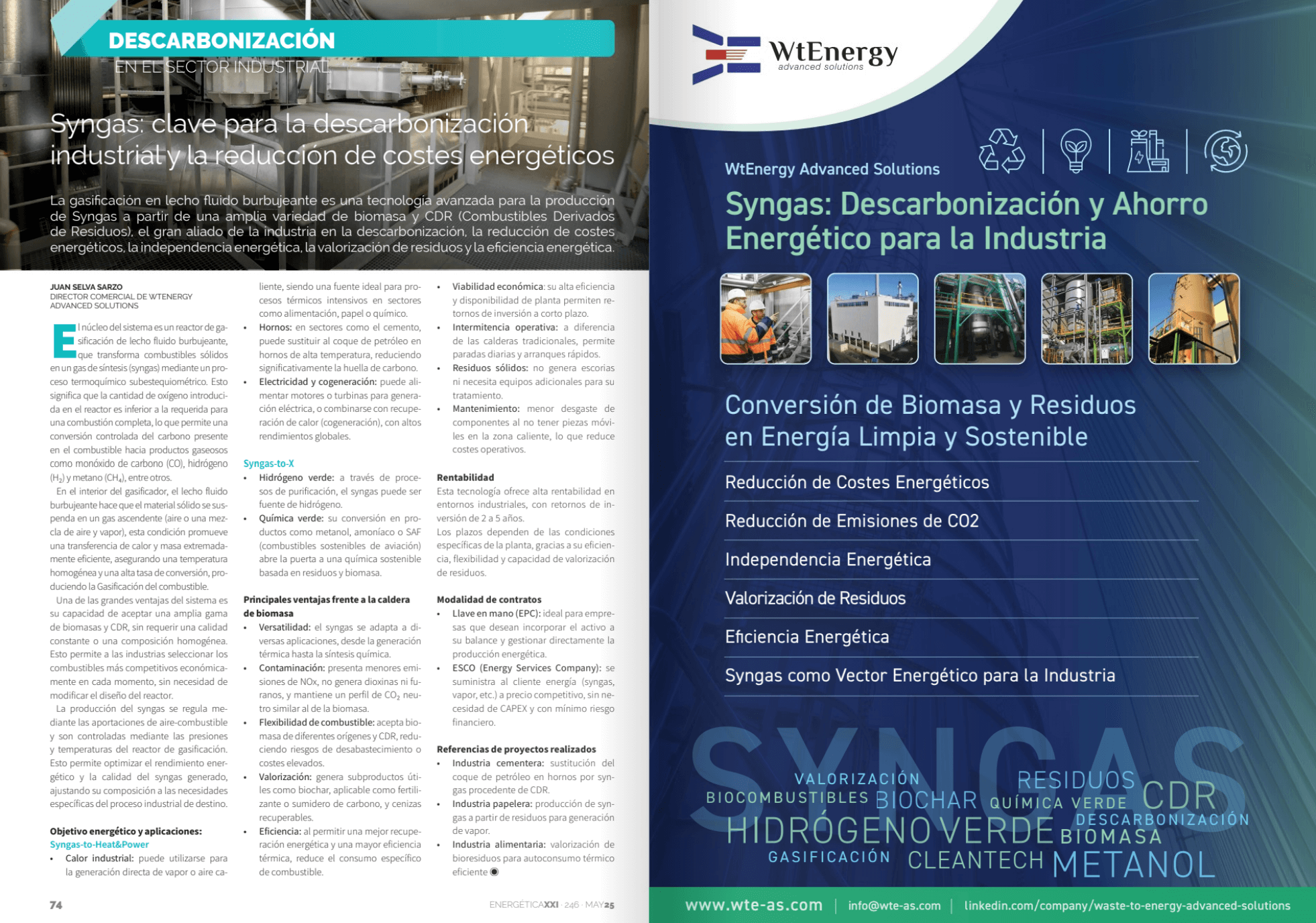 Descarbonizacion, articulo mayo